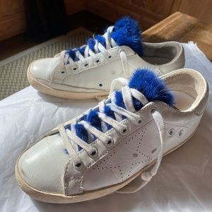 Size 36 “Superstars” Blue Mink Golden Goose Sneakers